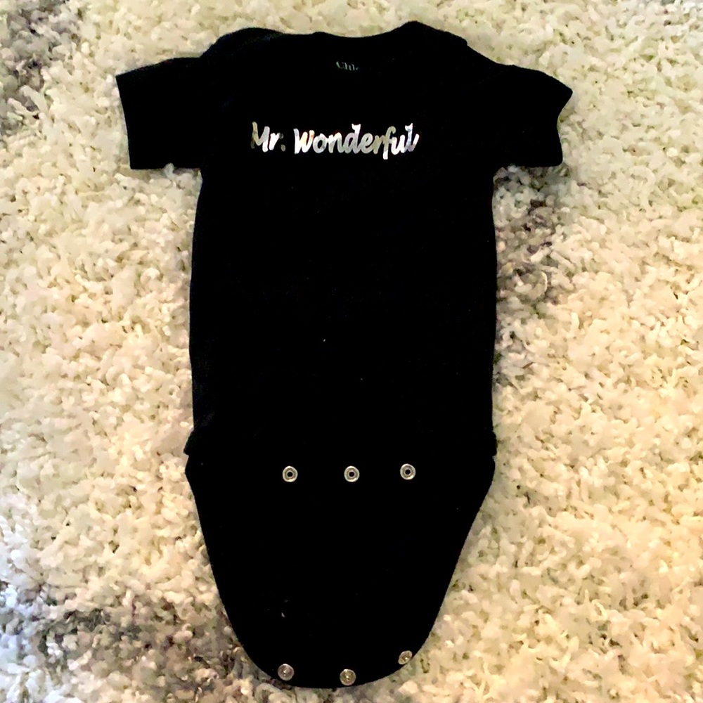 Mr wonderful onesie